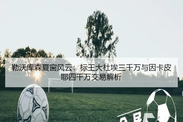勒沃库森夏窗风云:标王大杜埃三千万与因卡皮耶四千万交易解析